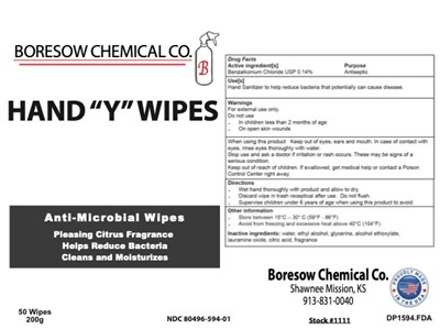Boresow Handy Wipes Tub (Dp1594.fda.c01 Hand Y Wipes Boresow)